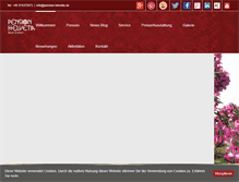 Tablet Screenshot of pension-helvetia.de